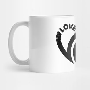 Love Velo, Love Cycling - Black Mug